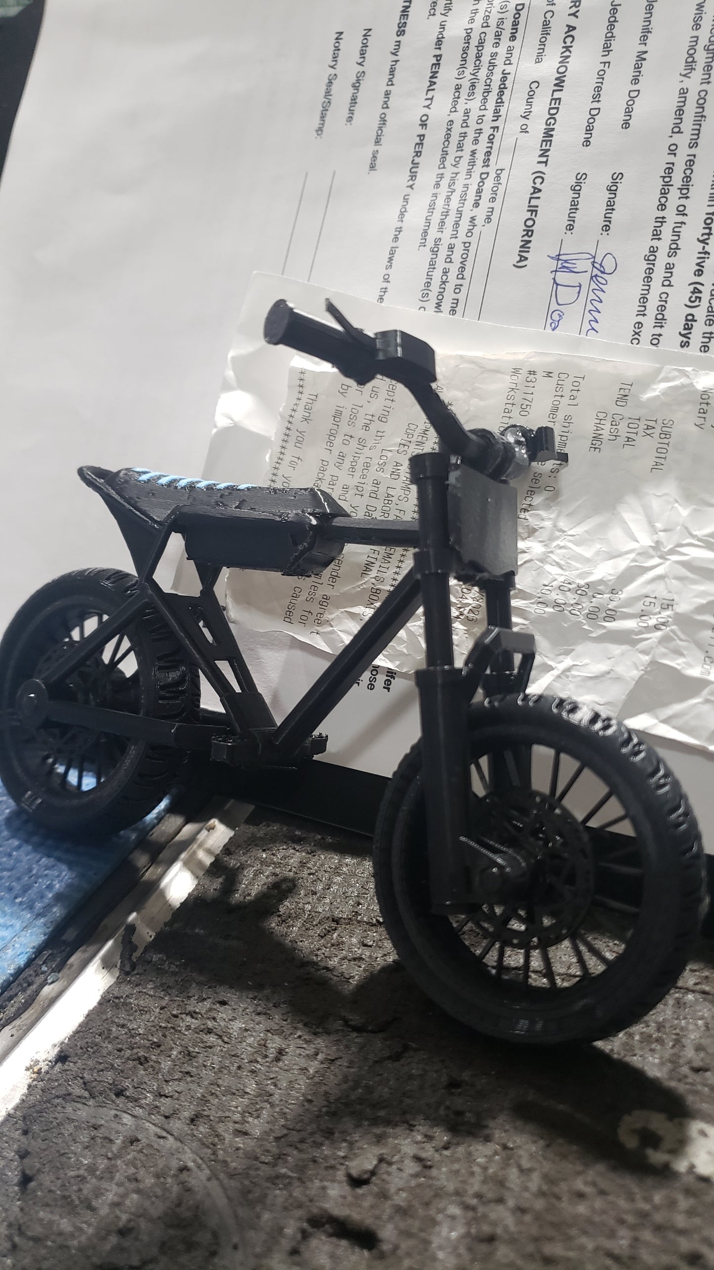 1/12 Scale Mini E-Bike